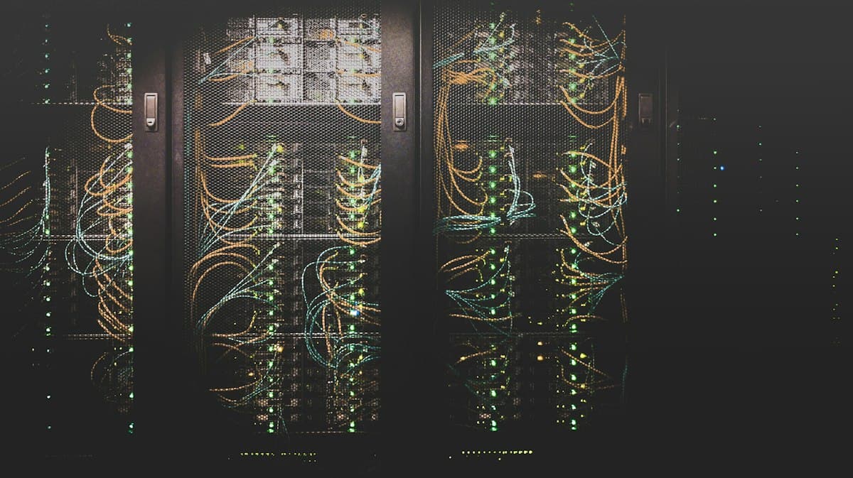 Server racks and network cables